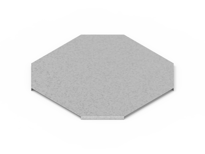 Крышка лотка крестообразного НЛК50-Кц УТ1,5 (h=50мм, s=1,2мм)