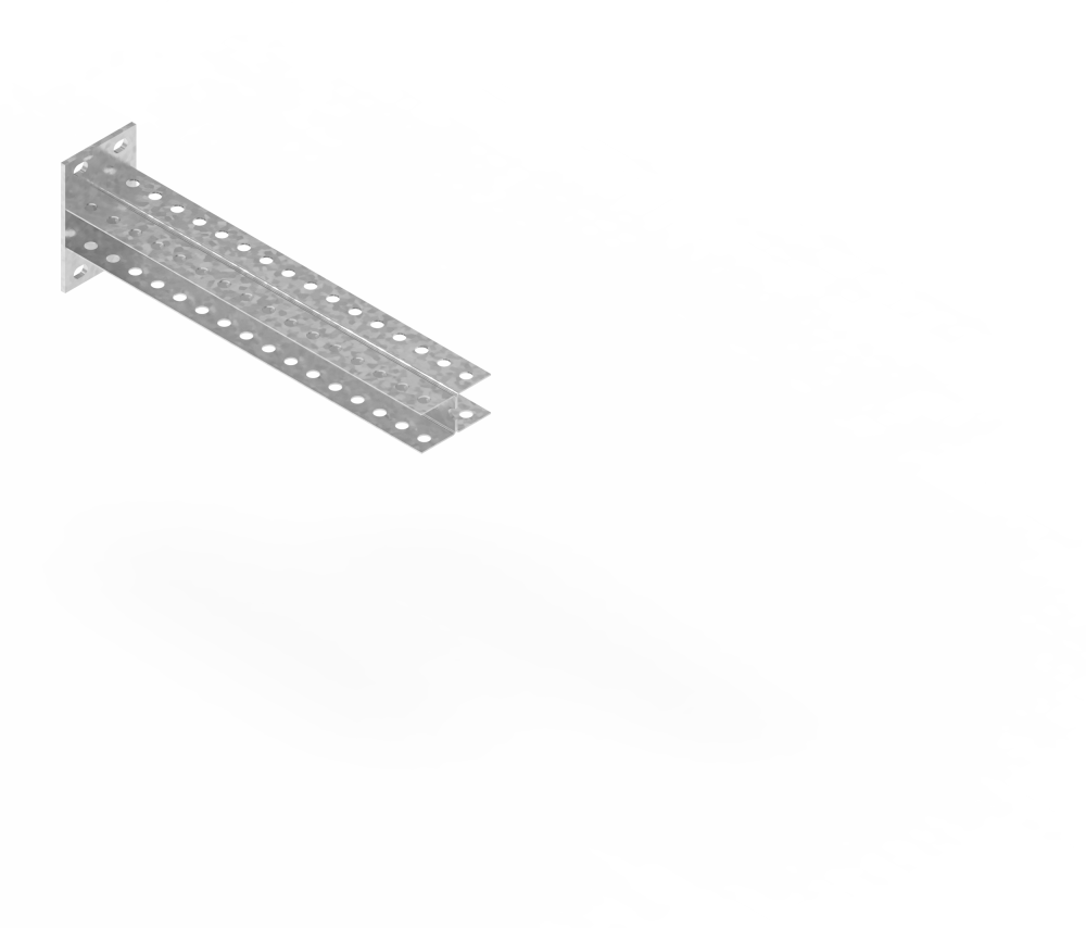 Консоль П-образная усиленная БКПУ.40.80.300.3.1