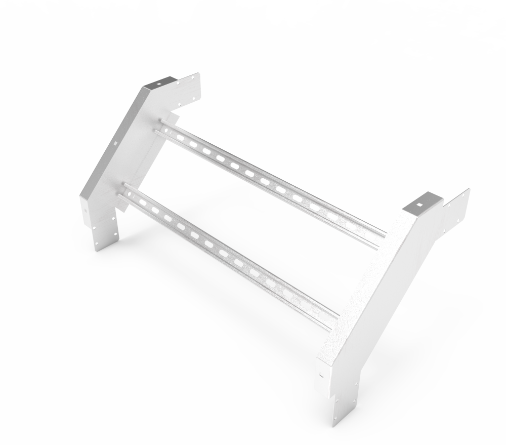 Кабельрост угловой  с R=100 мм 90 вниз РУ190Н.800.100.100.1,5.2