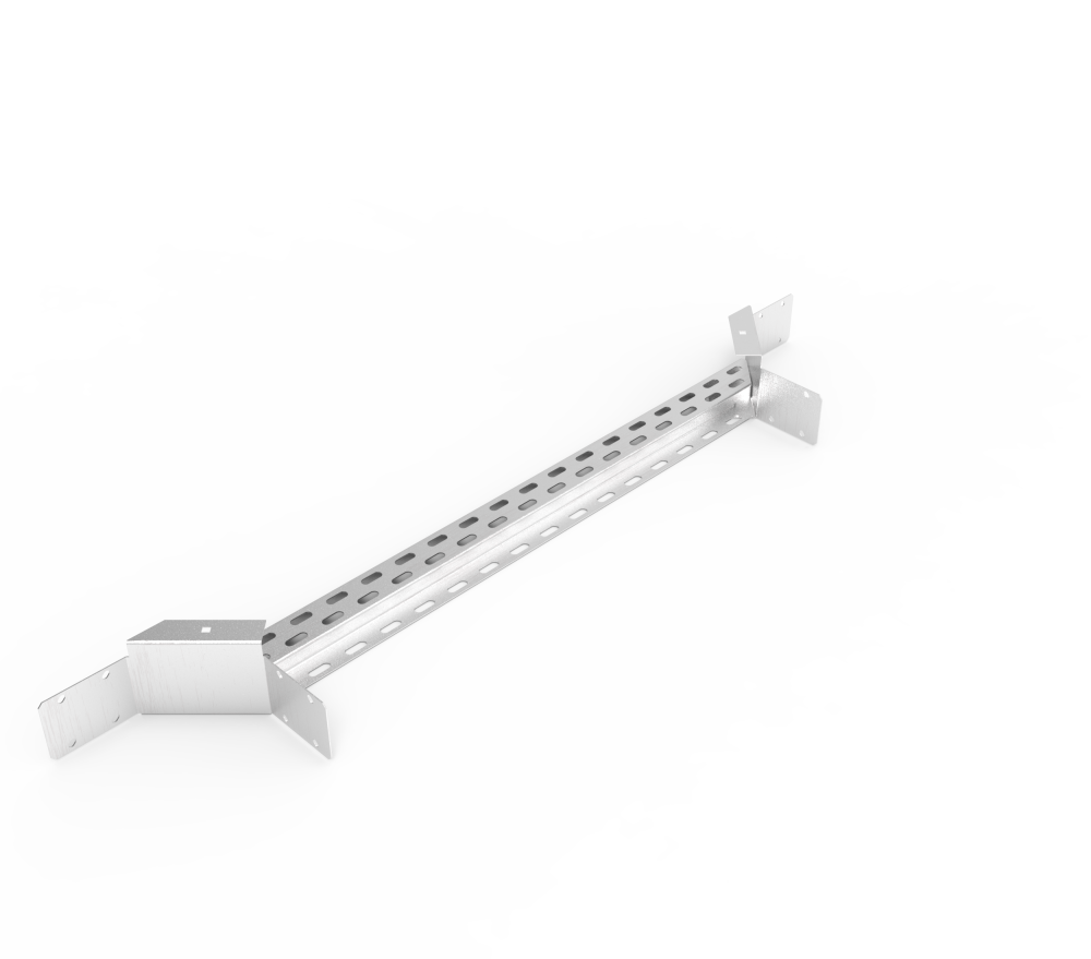 Кабельрост угловой  с R=100 мм ответвительный горизонтальный РУ1ОГ.900.100.100.1,5.2