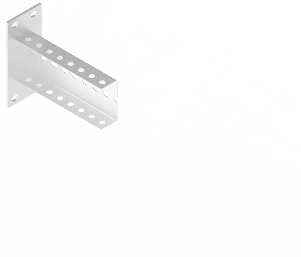 Консоль П-образная средняя БКПС.85.40.200.1,5.2