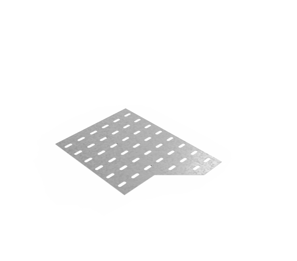 Дно кабельроста углового с R=100 мм редукторный левый  РД1РЛ.500.0.100.2,5.1