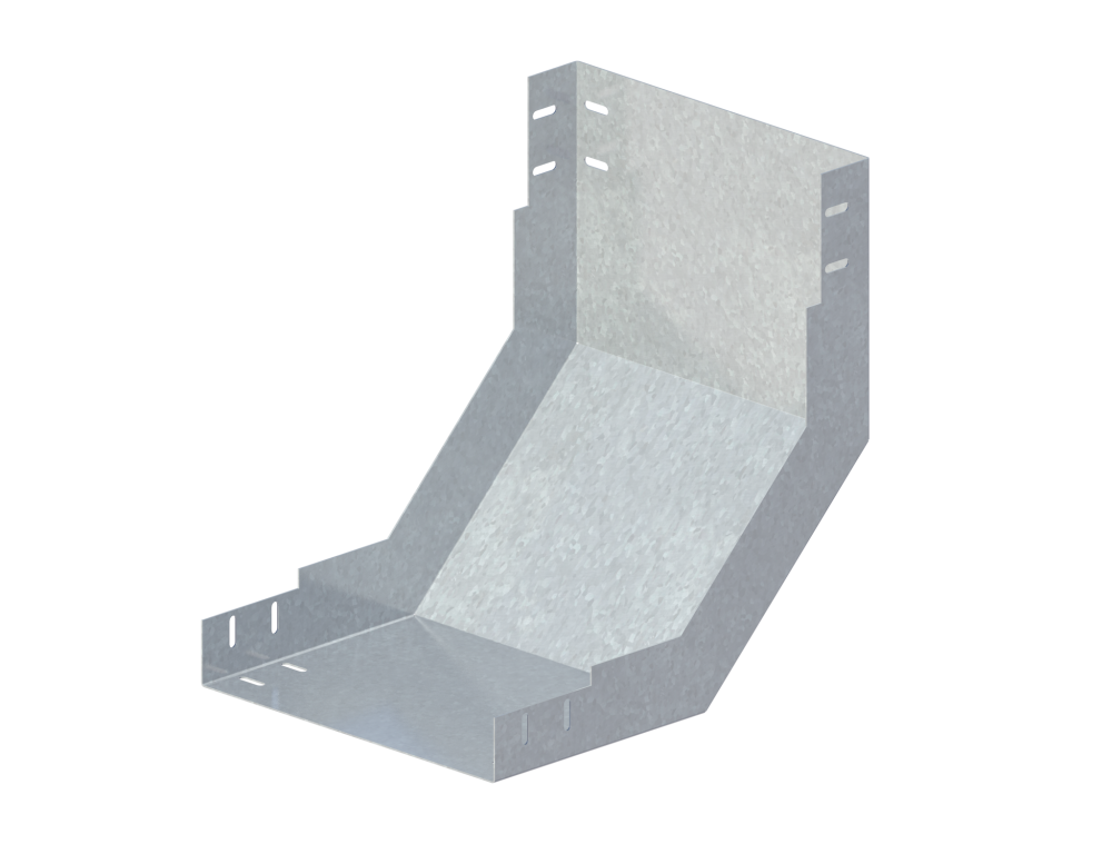 Лоток монтажный угловой 90 вверх ЛУ90В.300.80.408.2.4