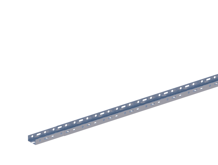 Лоток прямой НЛ5-П1,87ц УТ1,5 (h=24 мм, s=1,0 мм)
