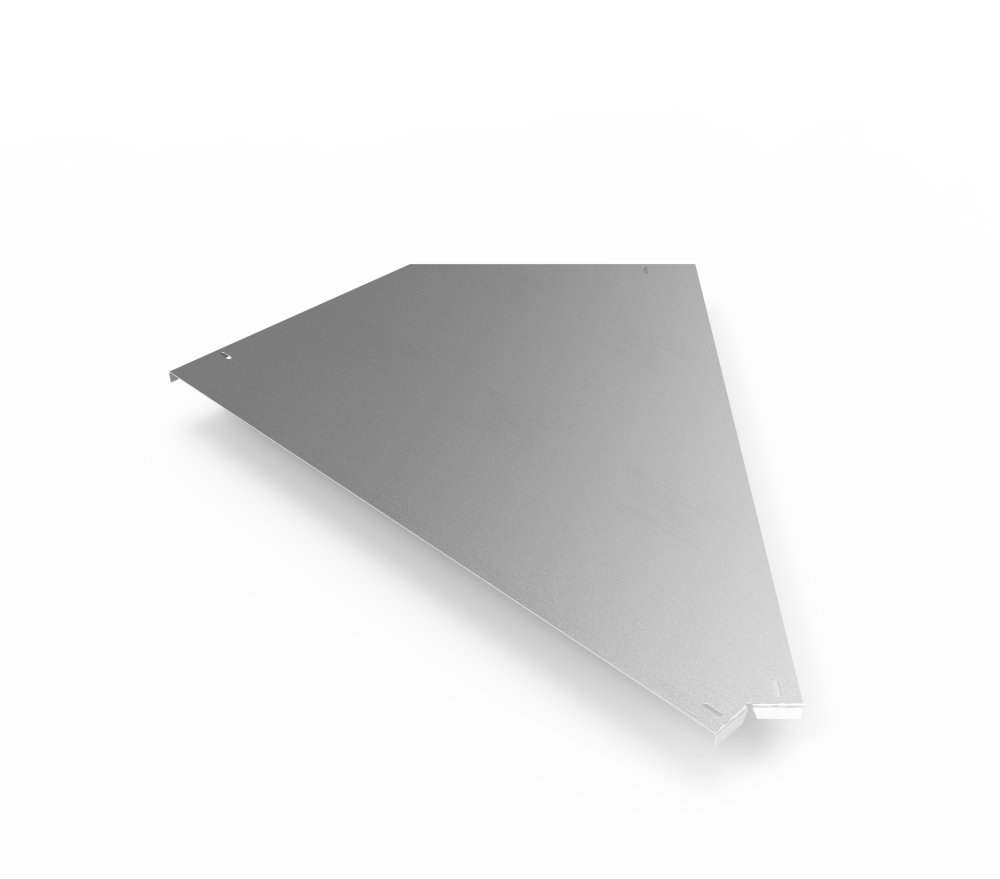 Крышка кабельроста углового с R=100 мм 45 горизонтальный РК145Г.1000.20.100.2.2