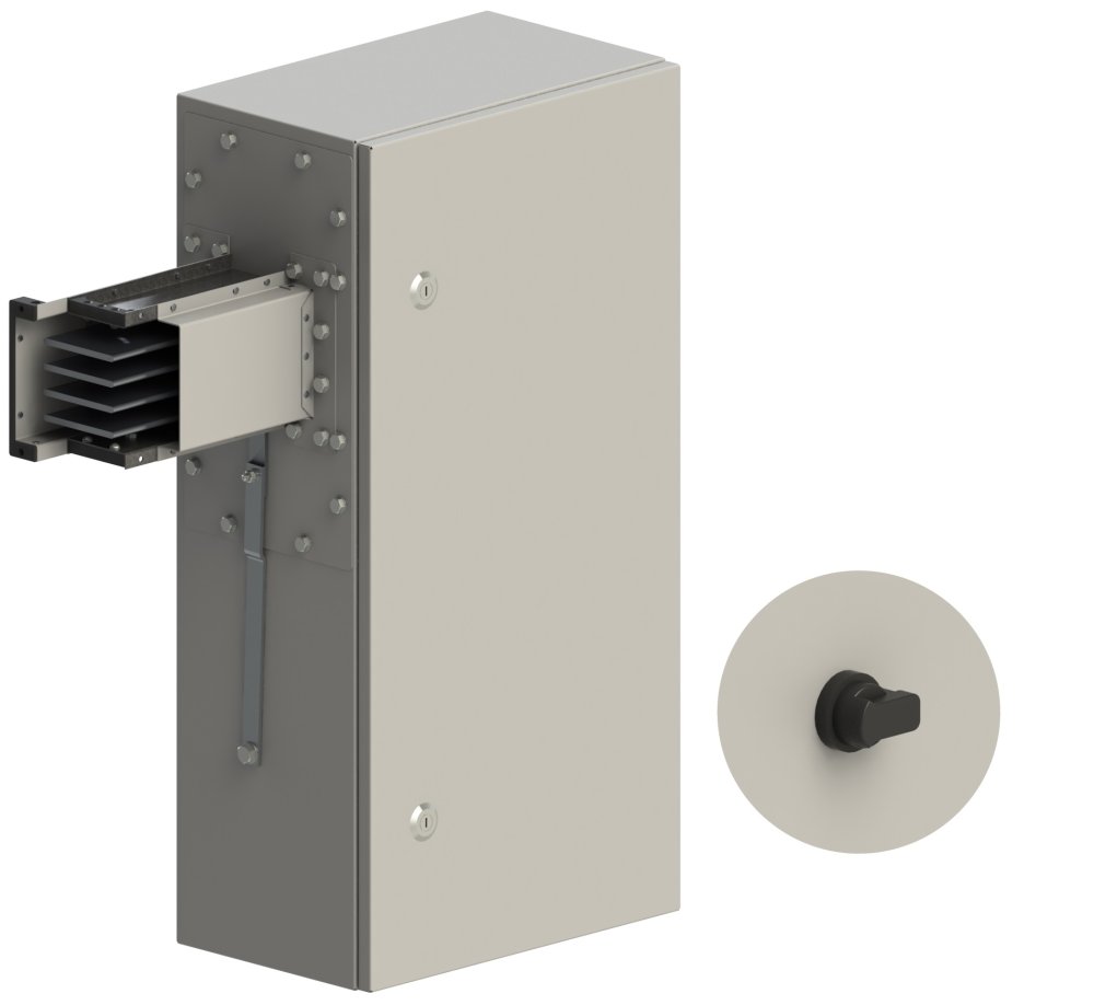 Секция вводная концевая правая с авт. выкл. ВА 88-40-3р-630А У72221 У3