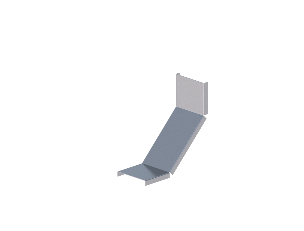 Крышка лотка монтажного углового 90 вверх ЛР90В.100.15.236.2.1