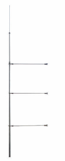 Мачта серии 40 на конструкции изолированная шириной  42 мм, высотой 42 мм, длиной 5000 мм, толщиной (диаметром) 42 мм нержавеющая сталь ЗМКИ.42.42.5000.42.6