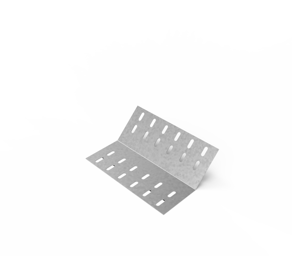 Дно кабельроста углового с R=100 мм 45 вверх РД145В.400.0.100.1,5.1