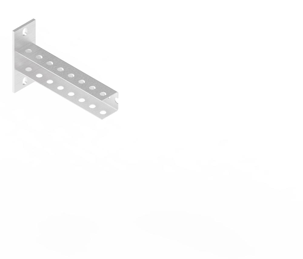 Консоль П-образная облегченная БКПО.40.40.200.2,5.2