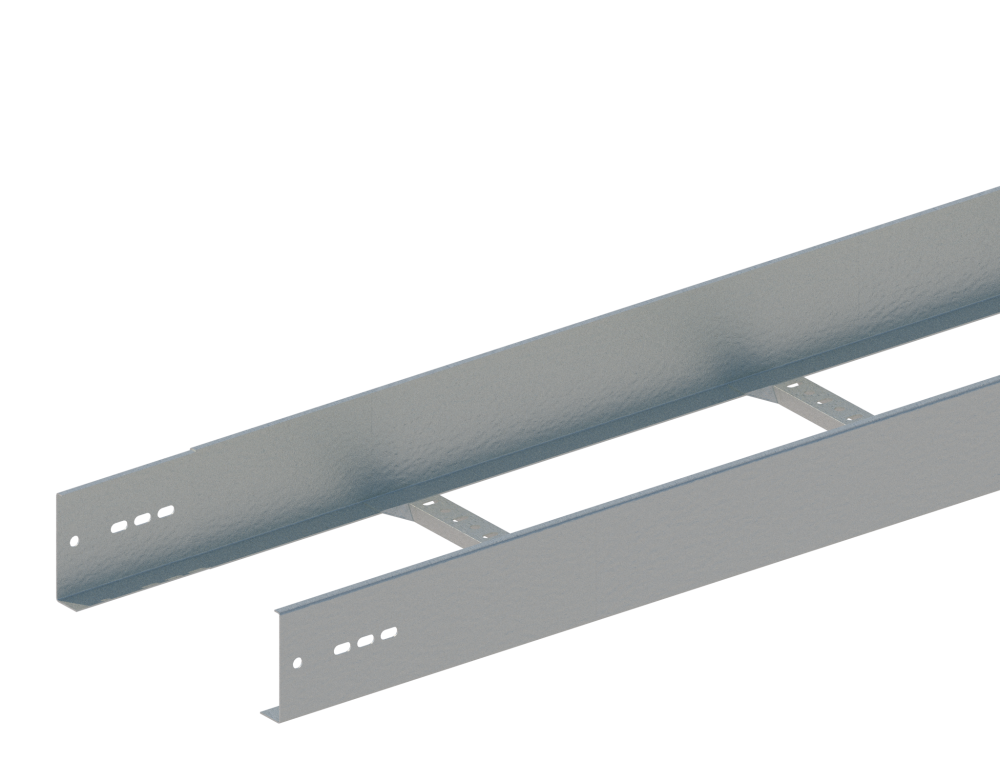 Лоток прямой НЛ30-П1,87 У3 (h=100 мм, s=1,5 мм)