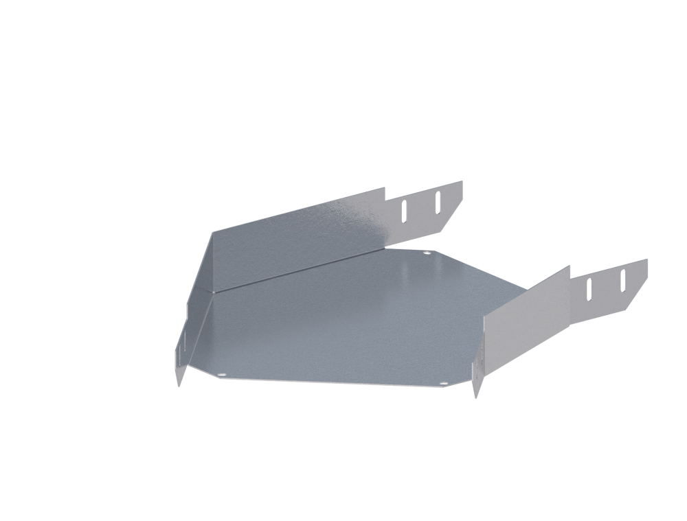Лоток монтажный угловой 45 горизонтальный ЛУ45Г.300.200.548.2.1