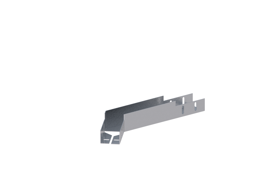 Лоток монтажный угловой 45 горизонтальный ЛУ45Г.50.50.383.1.1