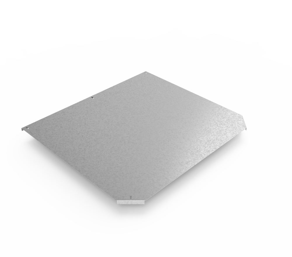 Крышка кабельроста углового с R=100 мм тройниковый горизонтальный РК1ТГ.900.20.100.1,5.1