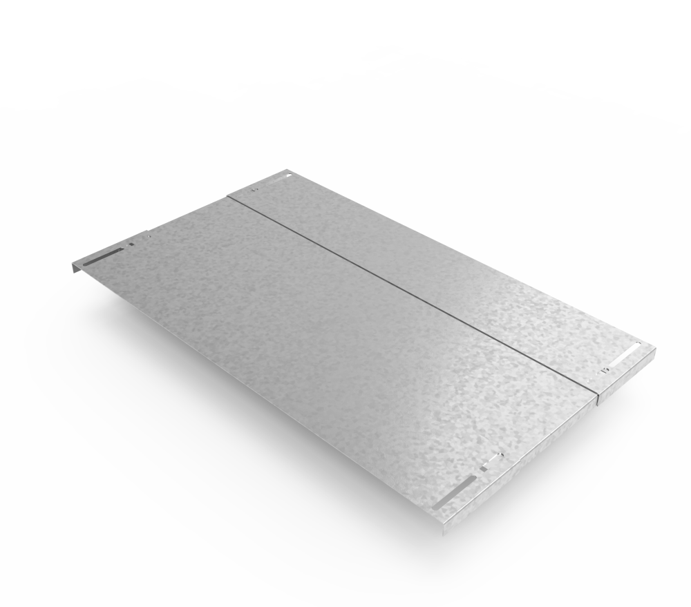 Крышка кабельроста углового с R=100 мм шарнирный  РК1Ш.800.20.100.2.1