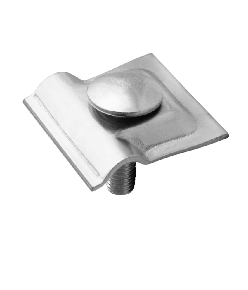 Соединитель универсальный  М8, пластина малого шириной  40 мм, высотой 30 мм, длиной 40 мм, толщиной (диаметром) 8 мм с термодиффузионным покрытием ЗСУ6.40.30.40.8.9