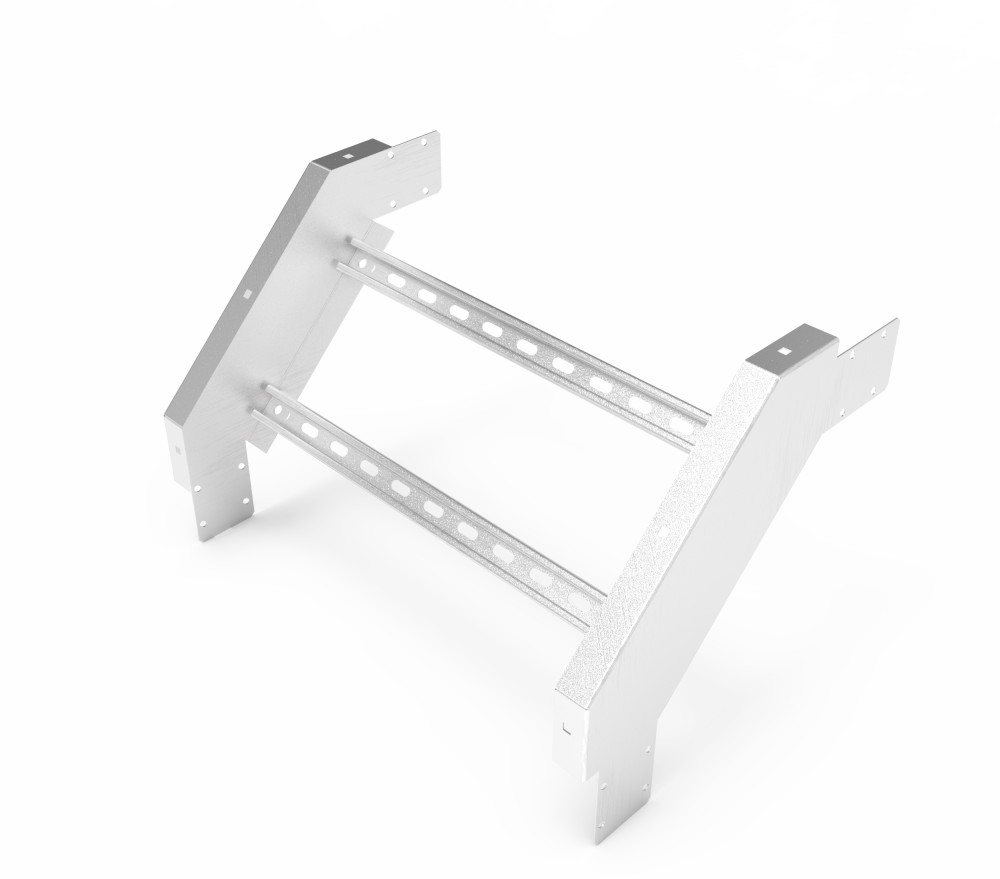 Кабельрост угловой  с R=100 мм 90 вниз РУ190Н.700.100.100.1,5.2