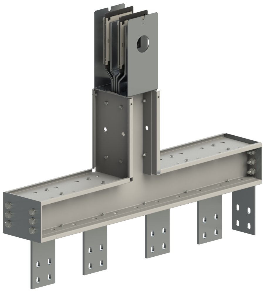Секция присоединительная к трансформатору (подключение вертикально из центра) ШМА 5.10.4000.553