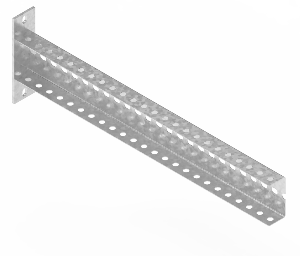 Консоль П-образная облегченная БКПО.85.40.600.2.1