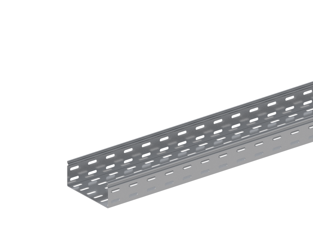 Лоток монтажный прямой перфорированный замковый ЛППЗ.150.80.2000.1,2.1