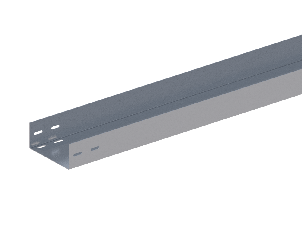 Лоток монтажный прямой неперфорированный ЛПН.200.50.2000.1,5.1
