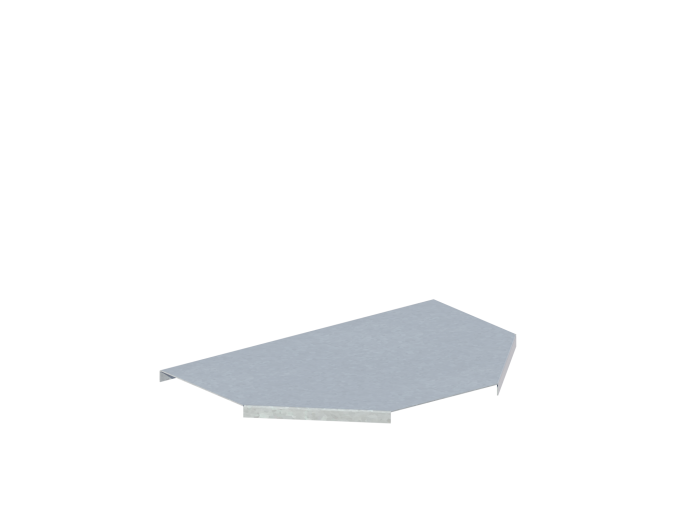 Крышка лотка монтажного углового тройникового горизонтального ЛРТГ.150.10.403.0,8.6