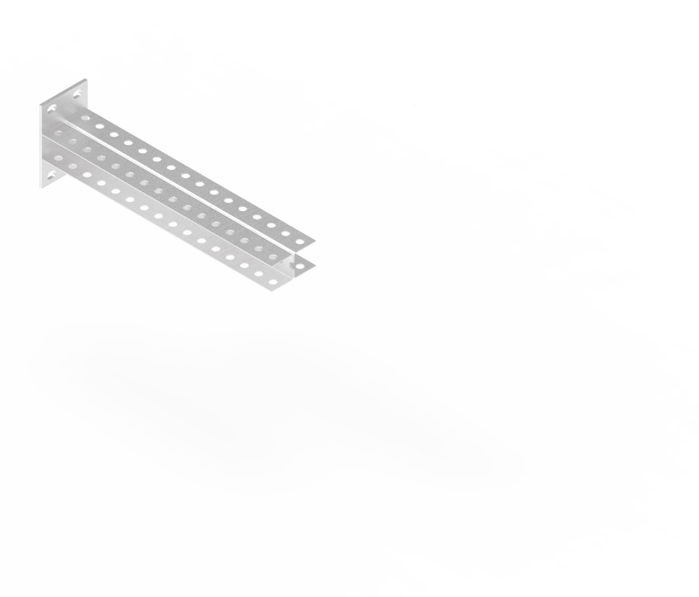 Консоль П-образная усиленная БКПУ.40.80.400.2.2