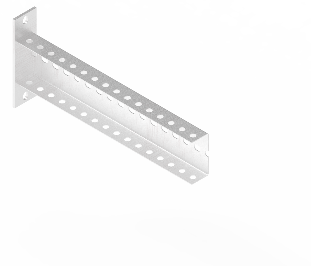 Консоль П-образная облегченная БКПО.85.40.400.2.2
