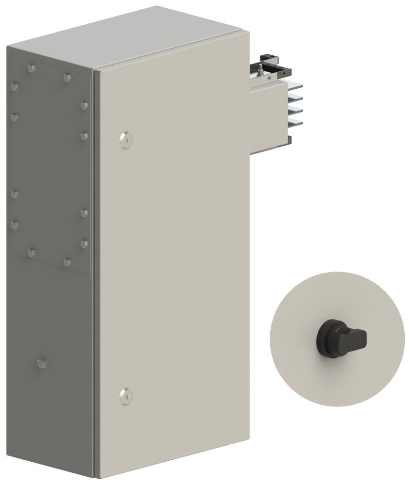 Секция вводная концевая левая с авт. выкл. ВА 8835-3р-250А У70211 У3