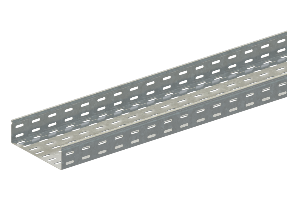 Лоток монтажный прямой перфорированный замковый ЛППЗ.200.80.2000.1.4