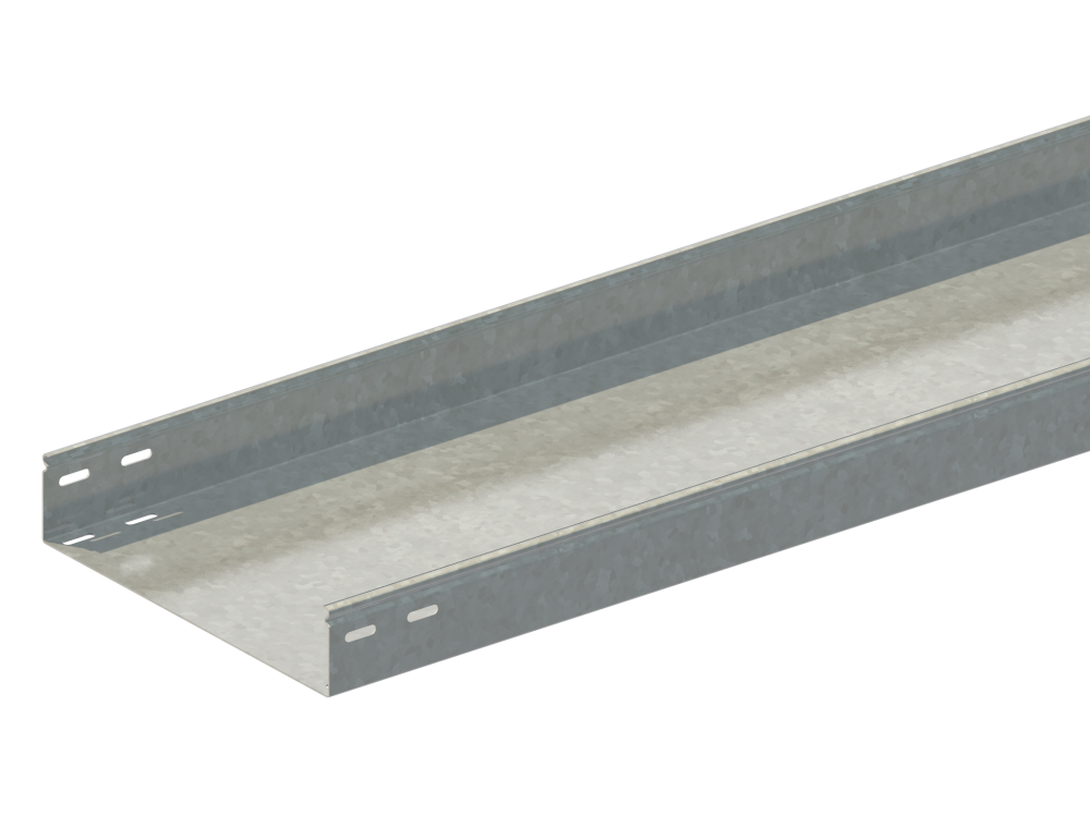 Лоток монтажный прямой неперфорированный замковый ЛПНЗ.300.50.3000.1,2.6