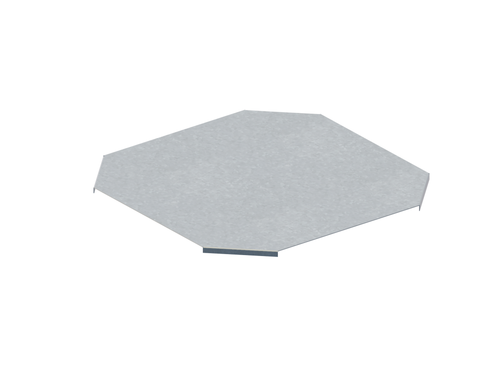 Крышка лотка монтажного углового крестообразного ЛРК.500.10.653.1.6