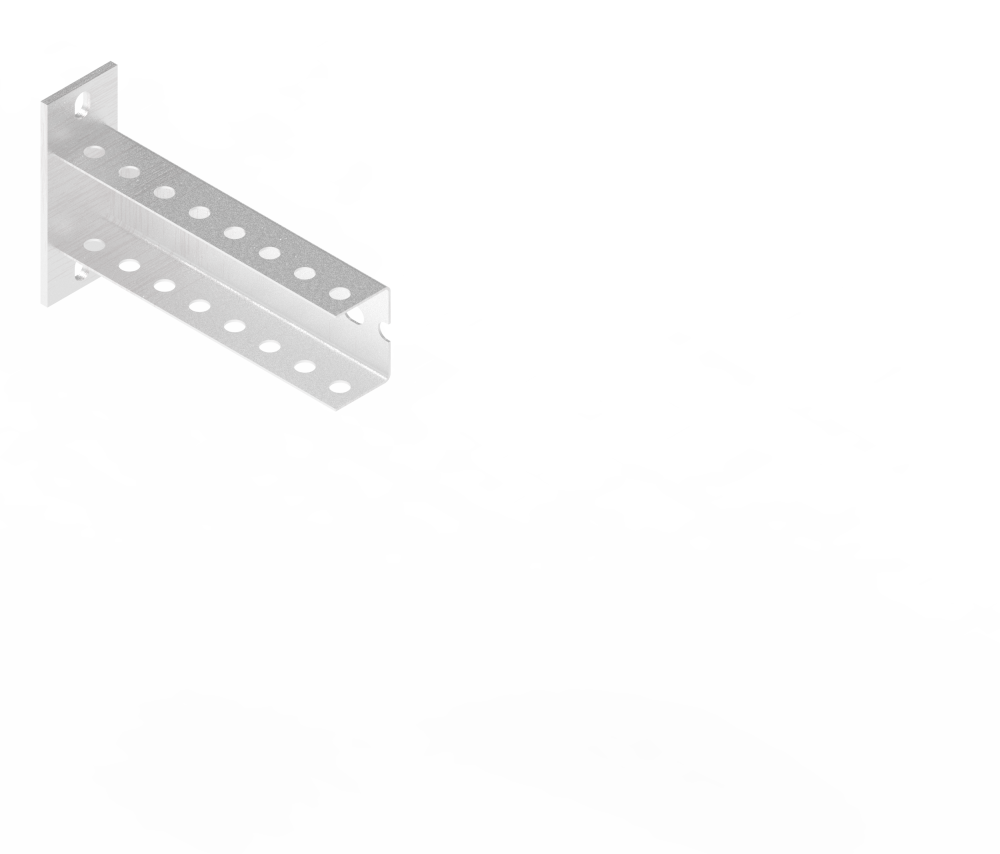 Консоль П-образная облегченная БКПО.60.40.100.2,5.2