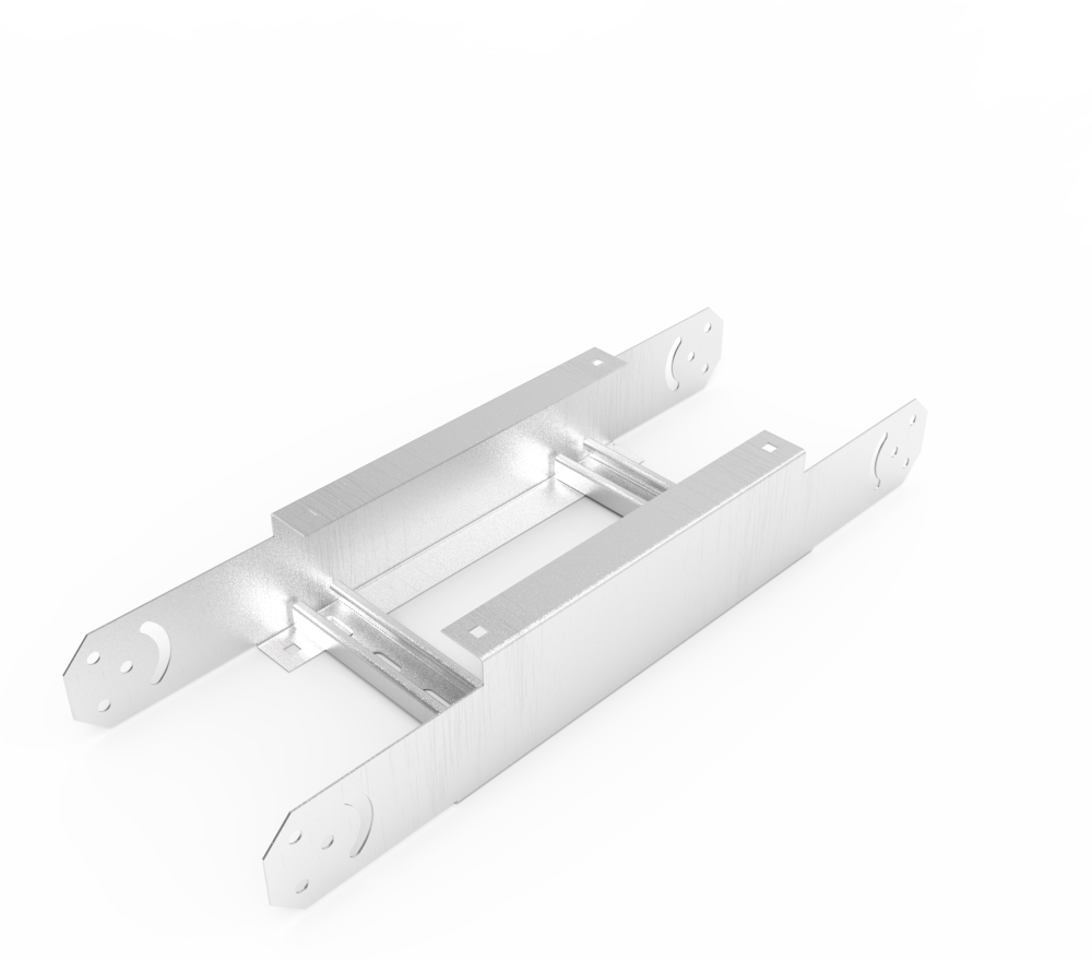 Кабельрост угловой  с R=100 мм шарнирный  РУ1Ш.200.100.100.1,5.2