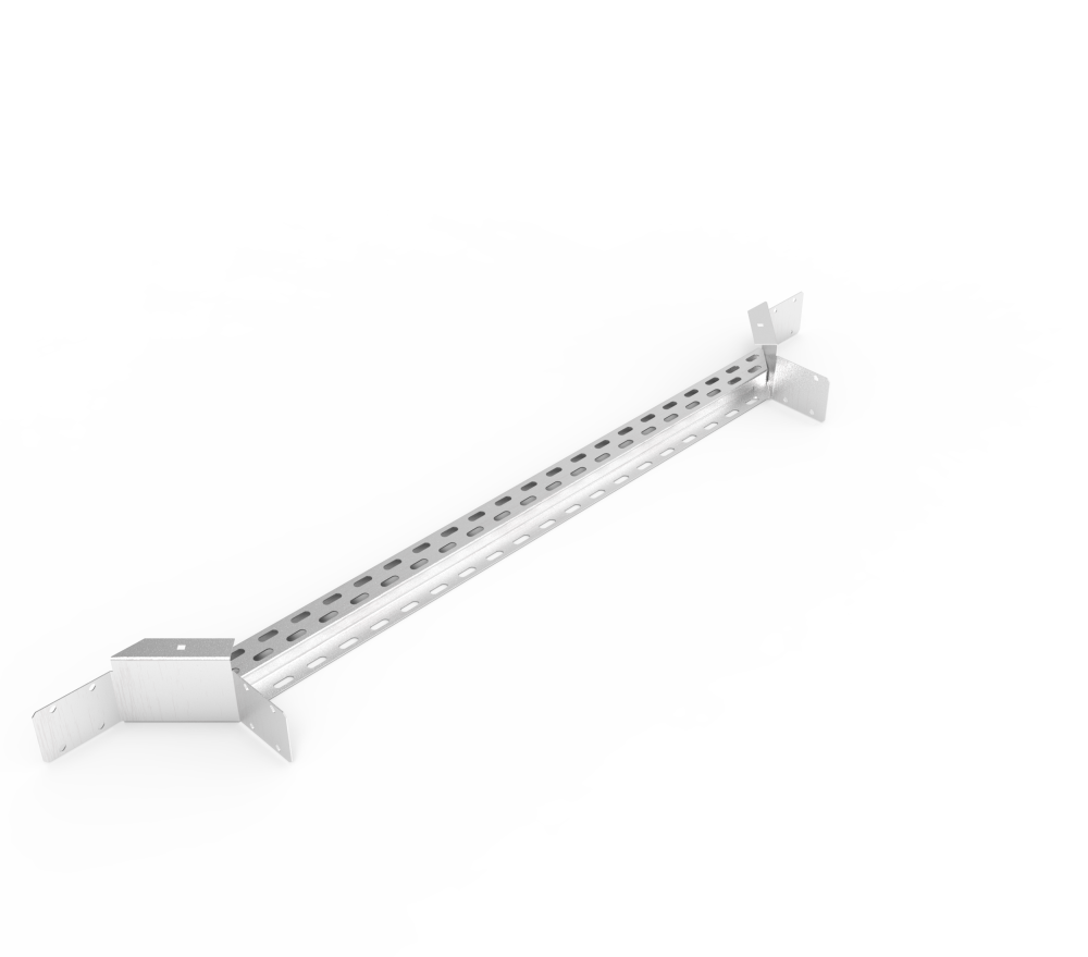 Кабельрост угловой  с R=100 мм ответвительный горизонтальный РУ1ОГ.1000.100.100.1,5.2