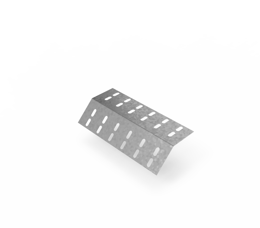 Дно кабельроста углового с R=100 мм 45 вниз РД145Н.400.0.100.2.1