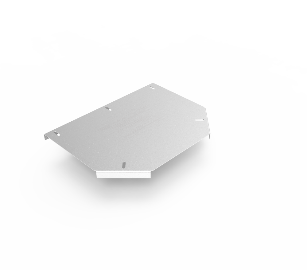 Крышка кабельроста углового с R=100 мм тройниковый горизонтальный РК1ТГ.300.20.100.1,5.2