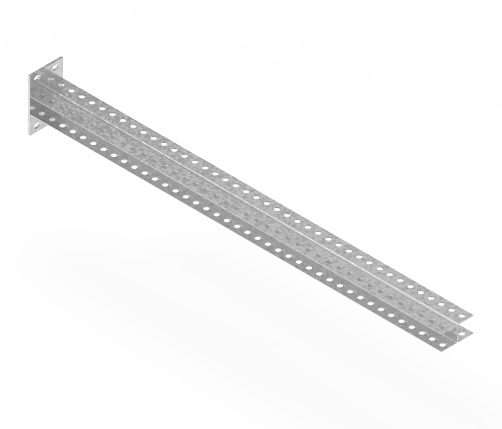 Консоль П-образная усиленная БКПУ.40.80.1000.4.1