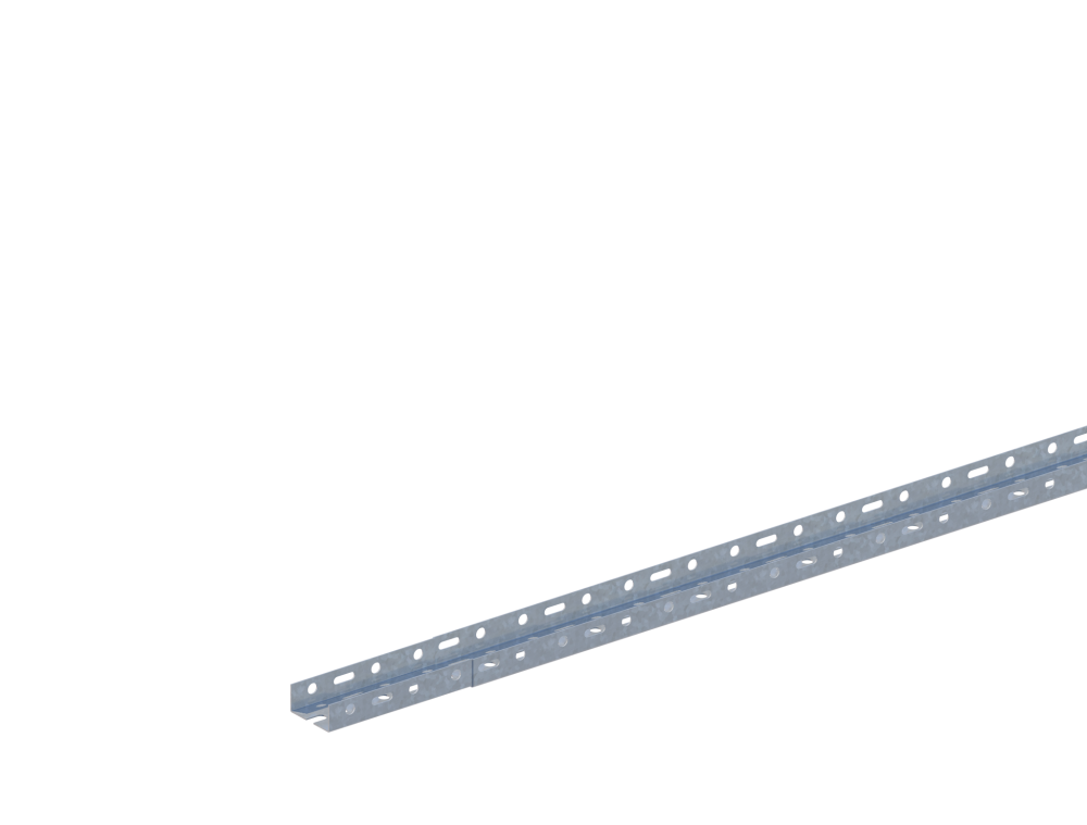 Лоток прямой НЛ5-П2,87ц УТ2,5 (h=24 мм, s=1,5 мм)