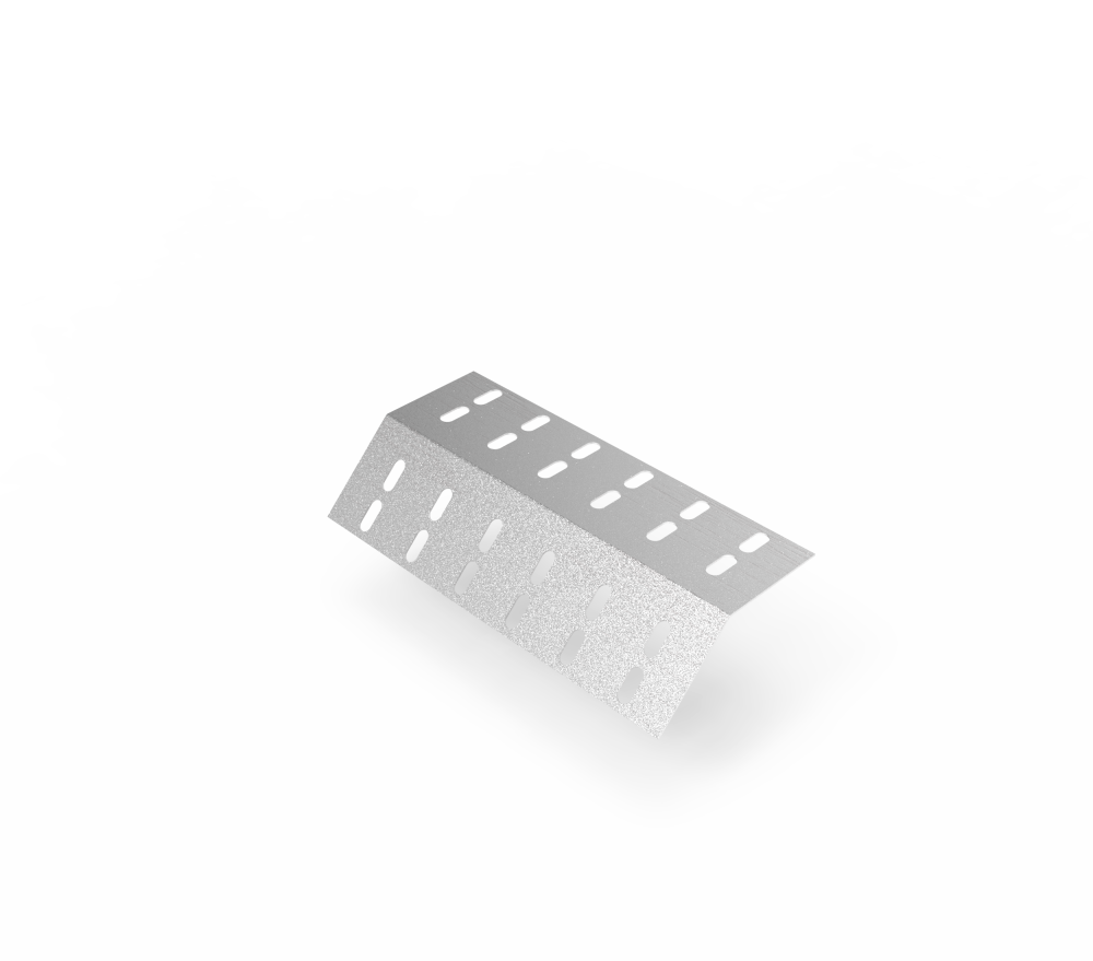 Дно кабельроста углового с R=100 мм 45 вниз РД145Н.400.0.100.2.2