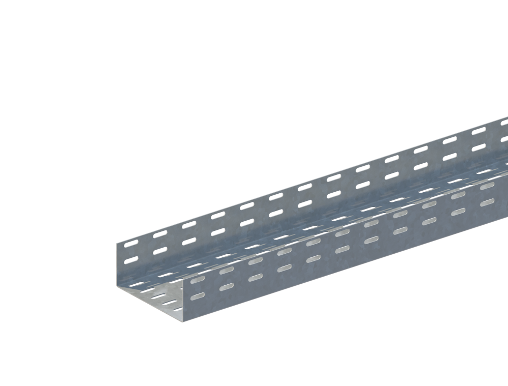 Лоток монтажный прямой перфорированный ЛПП.150.80.2000.0,55.4