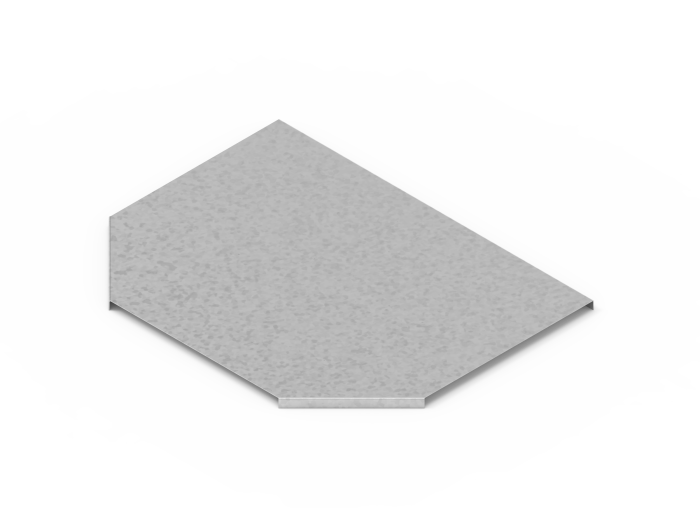 Крышка лотка тройникового НЛК20-Тц УТ1,5 (h=50мм, s=1,2мм)