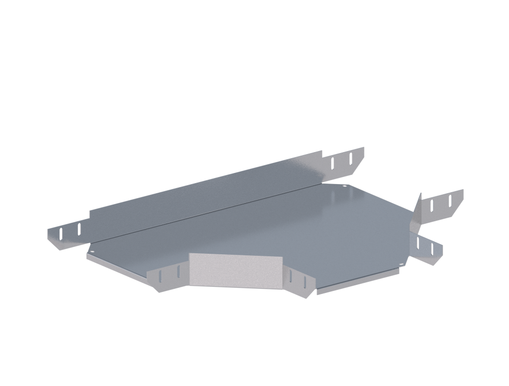 Лоток монтажный угловой тройниковый горизонтальный ЛУТГ.300.200.753.2.1