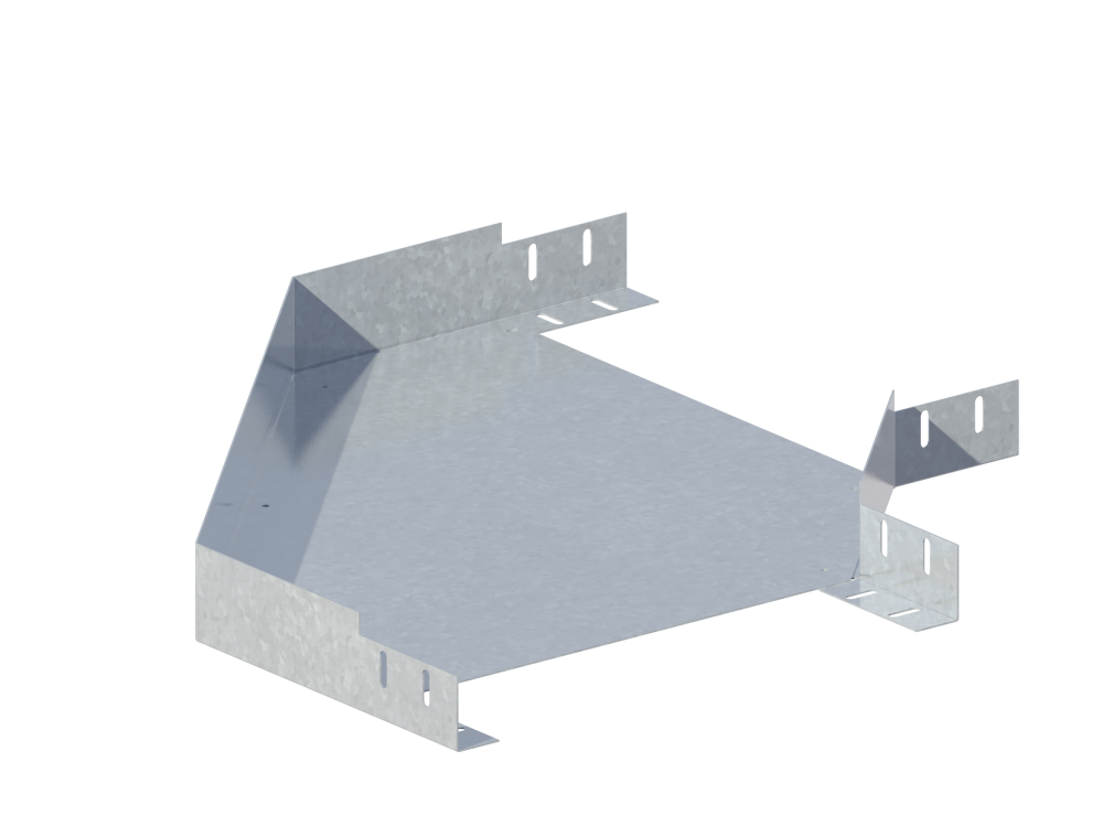 Лоток монтажный угловой 90 горизонтальный ЛУ90Г.600.50.828.0,8.6