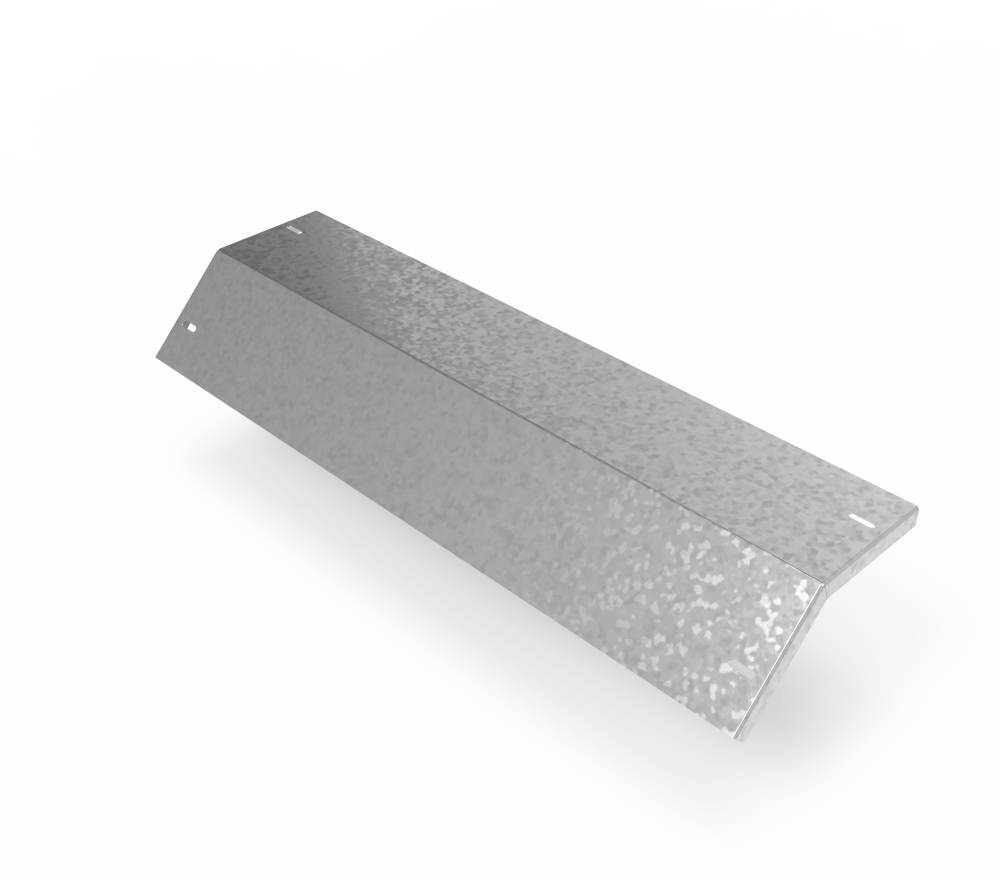 Крышка кабельроста углового с R=100 мм 45 вниз РК145Н.800.20.100.1,5.1