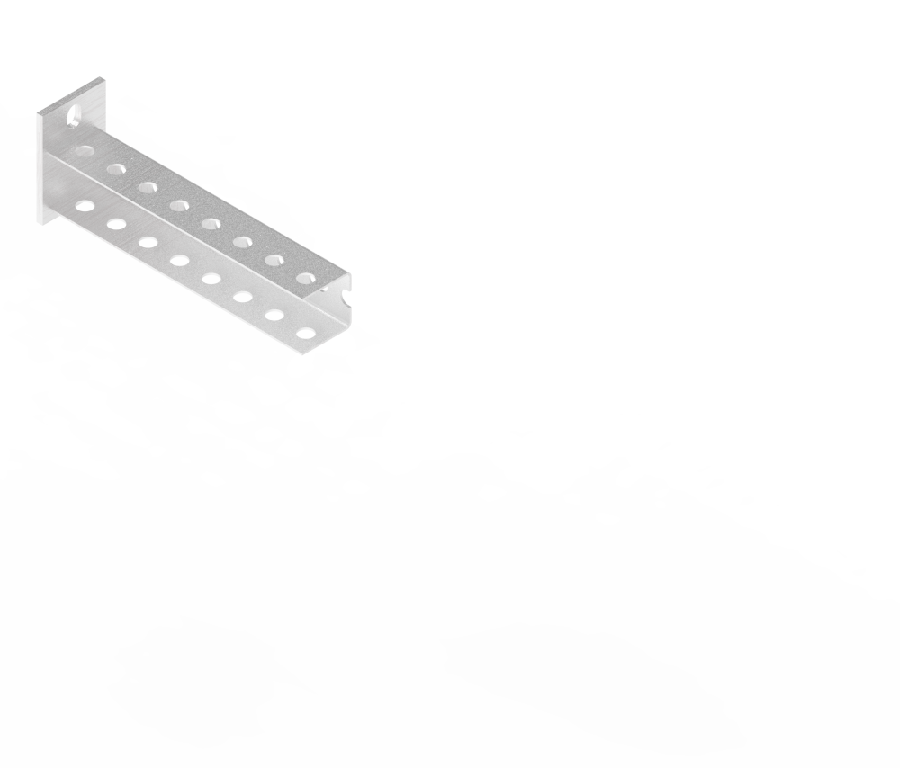 Консоль П-образная легкая БКПЛ.40.40.200.1,5.2