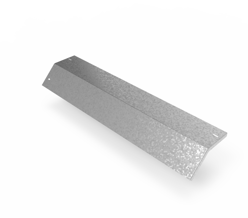 Крышка кабельроста углового с R=100 мм 45 вниз РК145Н.1000.20.100.1,5.1