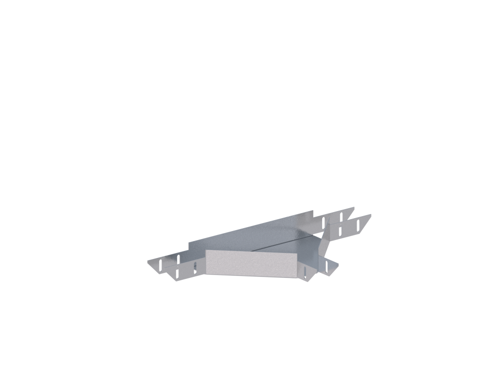 Лоток монтажный угловой тройниковый горизонтальный ЛУТГ.50.50.503.1,5.1