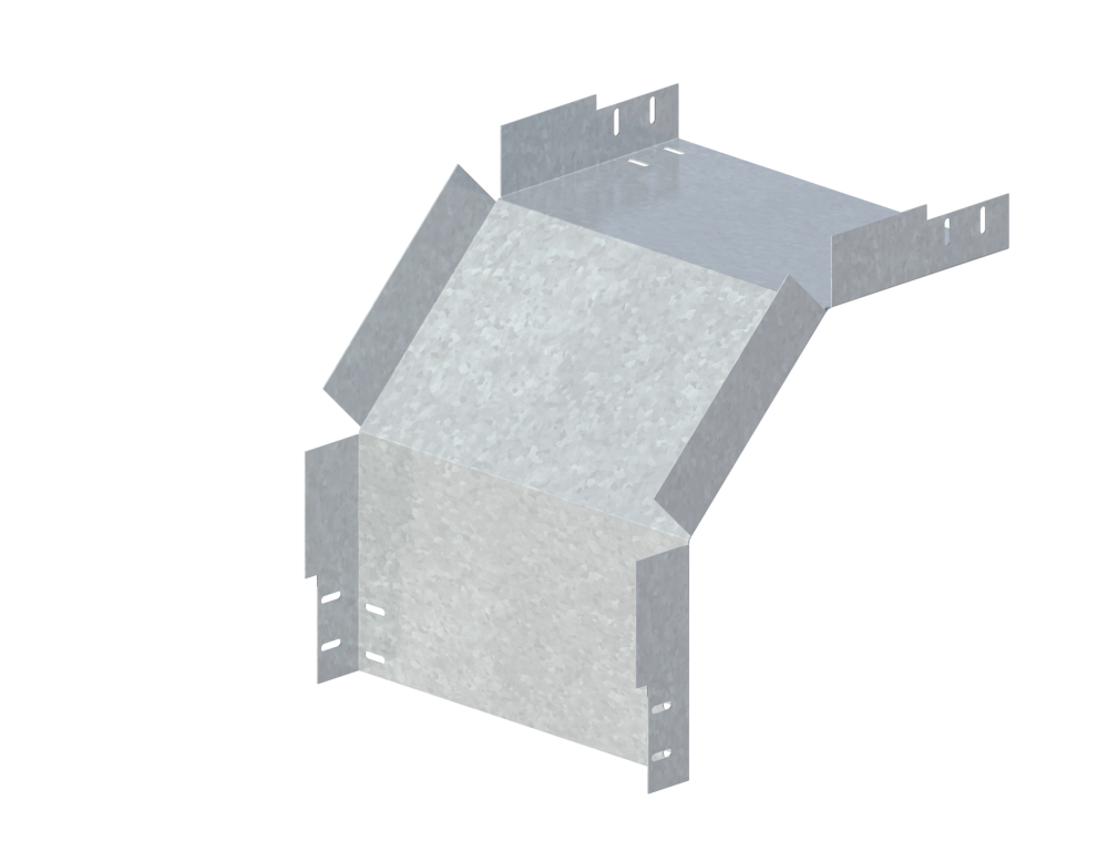 Лоток монтажный угловой 90 вниз ЛУ90Н.600.150.454.2.6