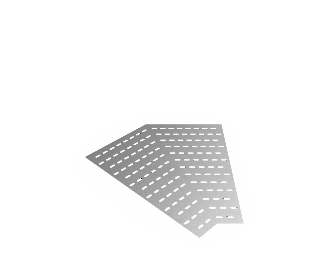 Дно кабельроста углового с R=100 мм 45 горизонтальный РД145Г.900.0.100.2.2